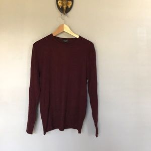 Zara men’s burgundy sweater